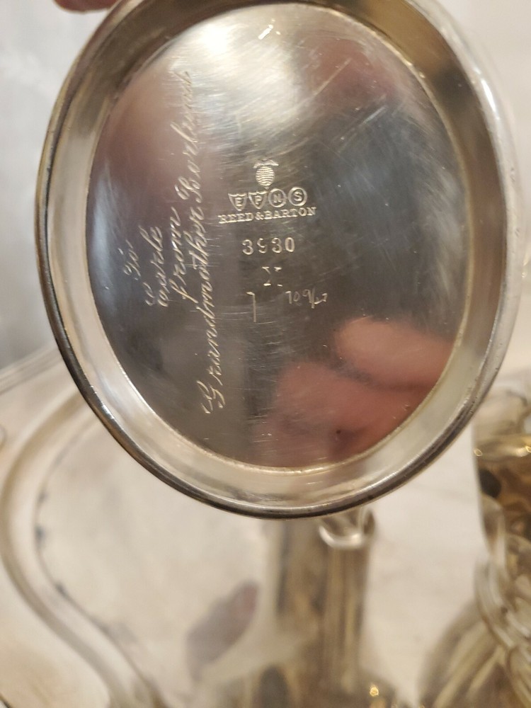 Reed And Barton Silver Plated Tee Set 3930 5 pieces set