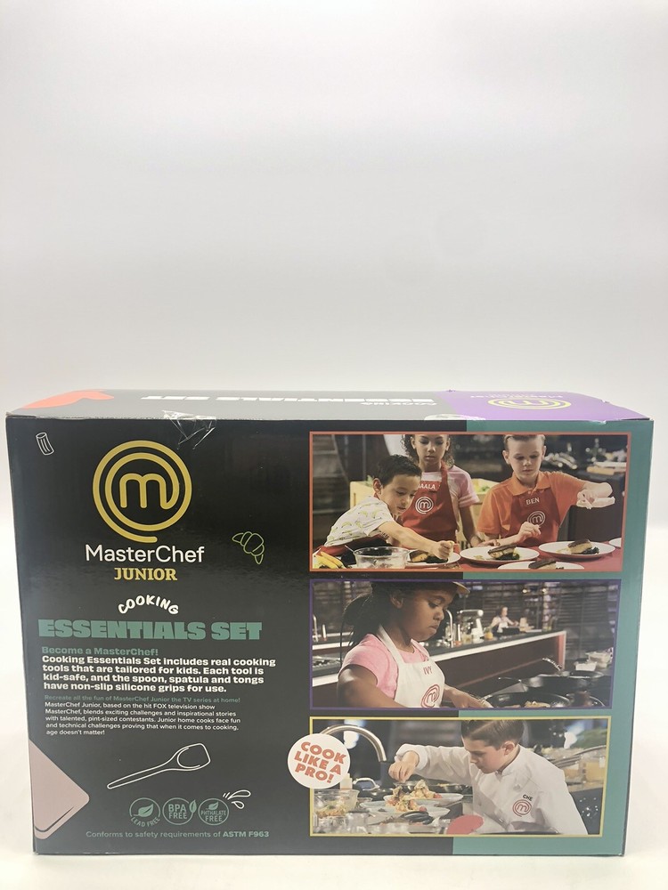 MasterChef Junior Cooking Essentials Set - 11Pc. Kit Includes Real Cookware