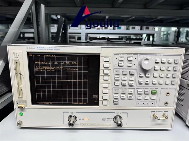 ONE Agilent 8753ES S-Parameter Network Analyzer 30kHz-6GHz USED