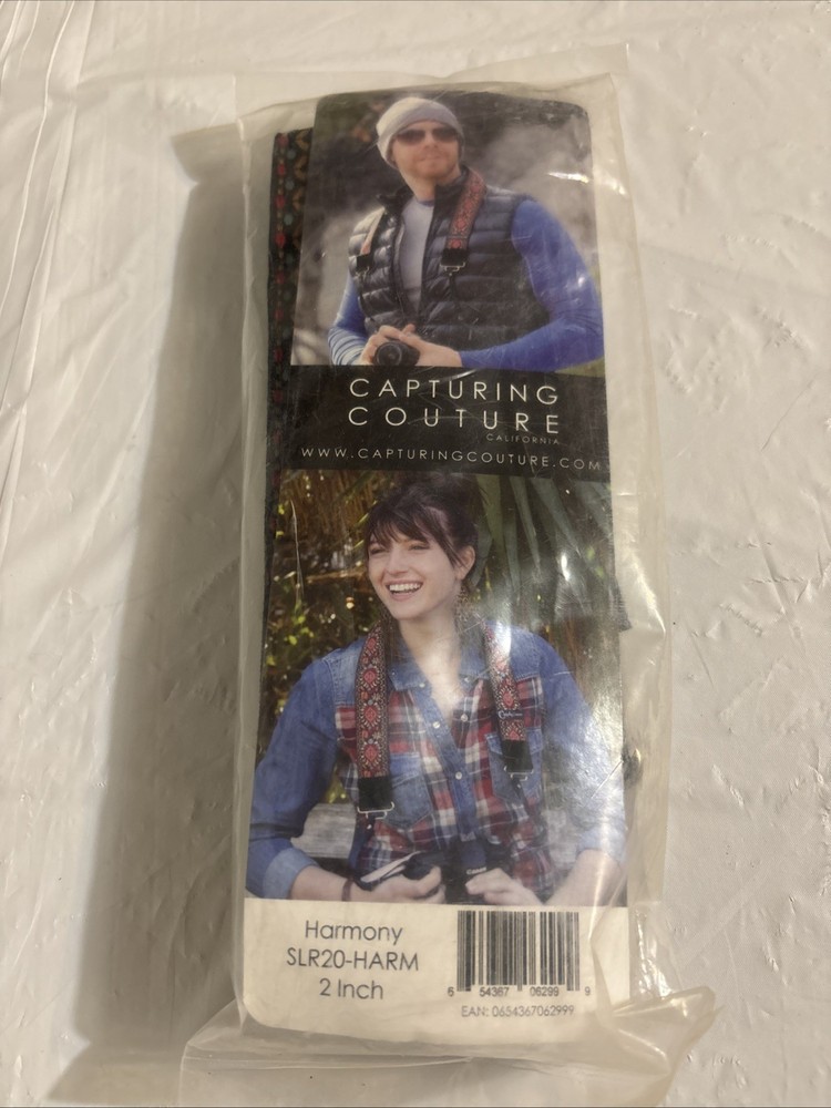 Capturing Couture Harmony Style 2'' Adjustable Camera Strap Vtg. New sealed