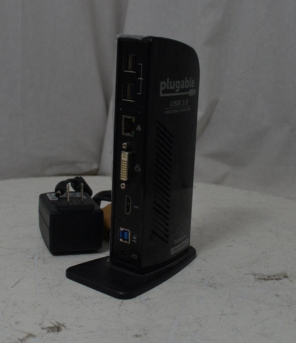Plugable UD-3900 Laptop Docking Station Port Replicator USB 3.0