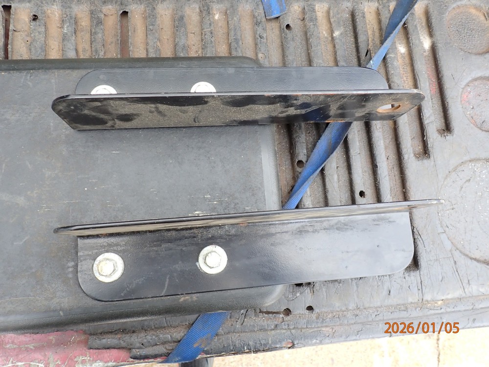 VINTAGE BENCH W/ MOUNT BRACKETS FOR SOLOFLEX EXERCISE MACHINE