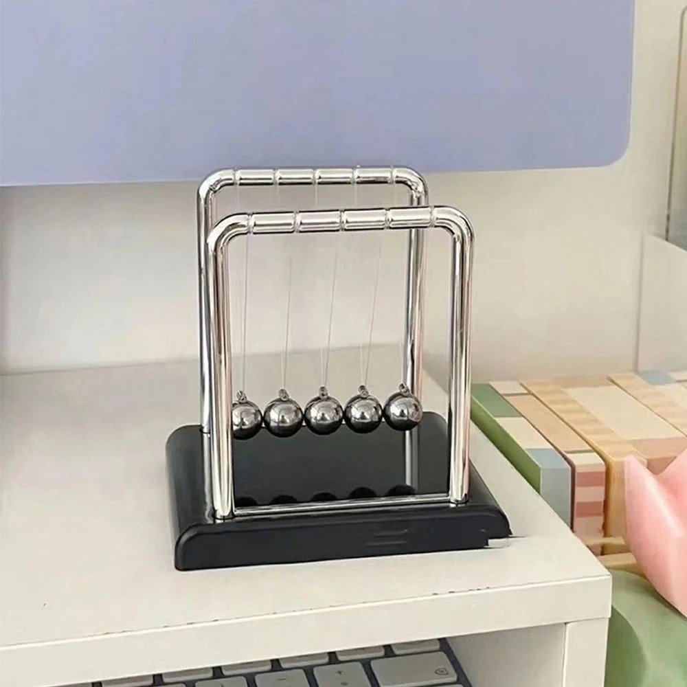 1PC Swinging Magnetic Ball Perpetual Motion Desk Toy Physics Science Desk Fun To