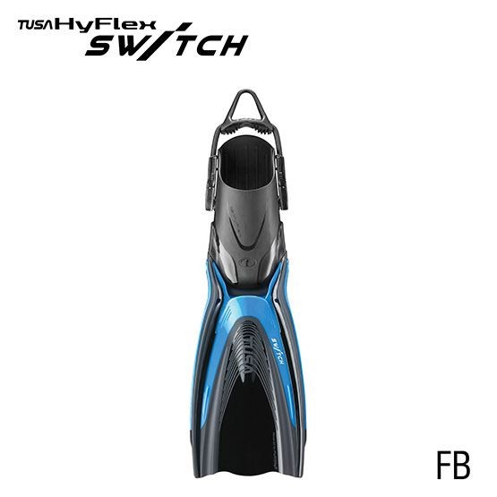Tusa Hyflex Switch Fin - Extra Small Fish Tail Blue