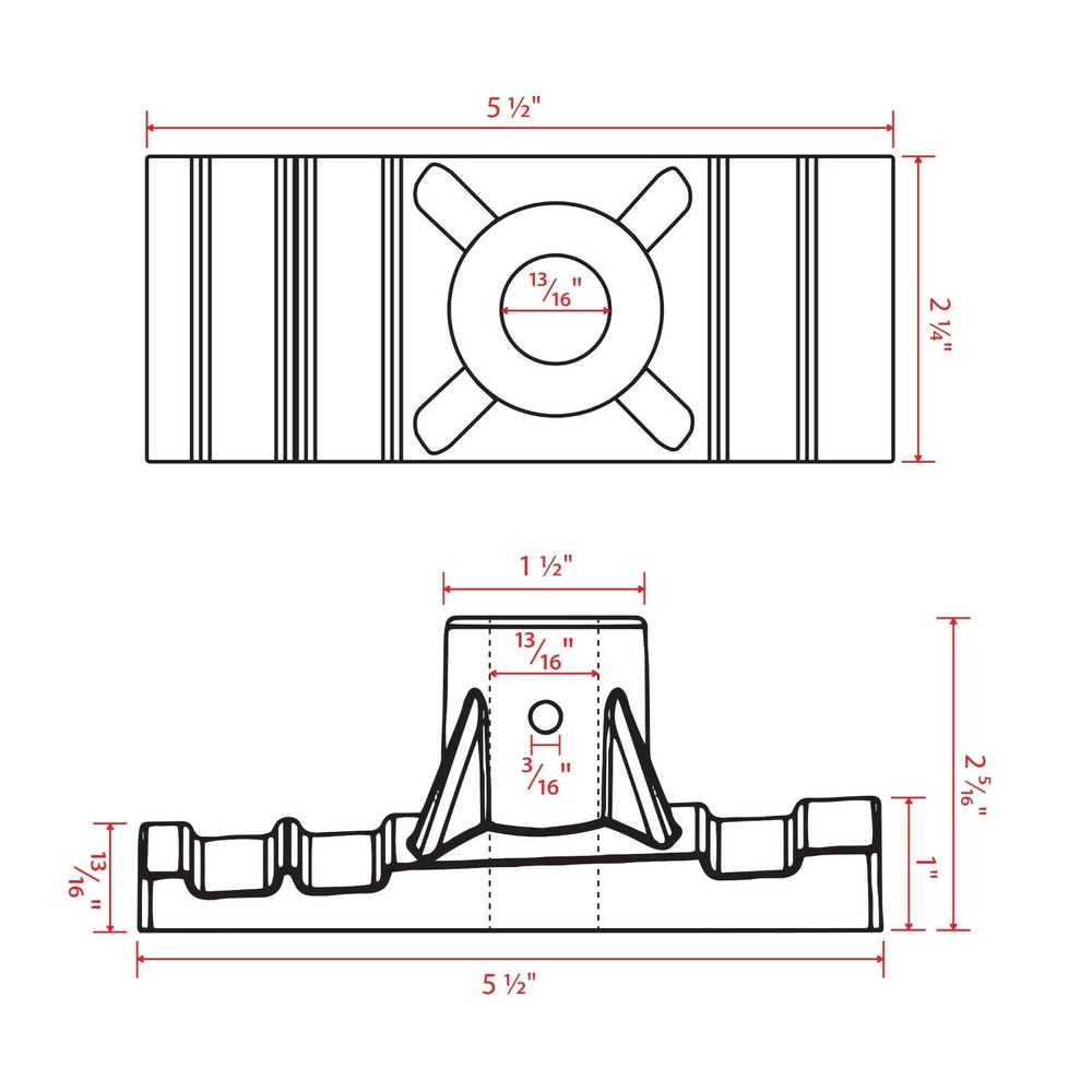 Street Pole Banner Bracket 18"