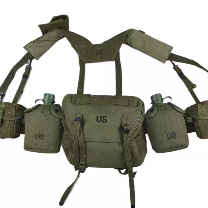 Training Gear Pouch Bag USMC Vietnam War M1956 M1961 Equipment Tactical Combat