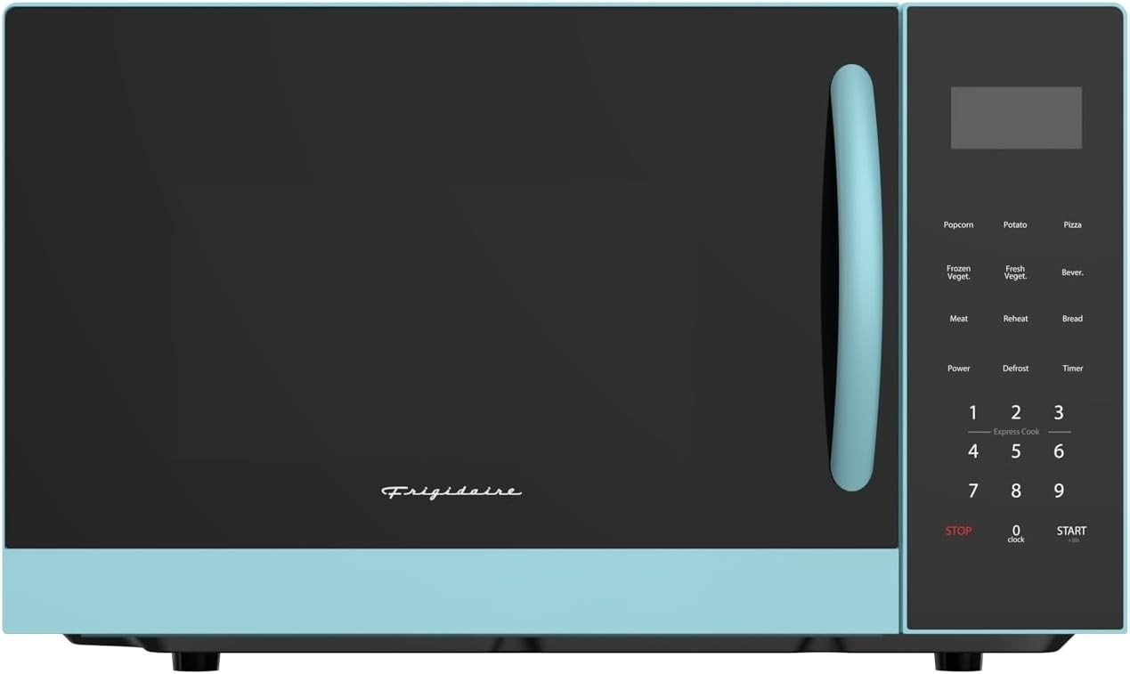 Frigidaire 0.9 Cu. Ft. 900 Watts Microwave w/ Child Safety Lock (Blue)
