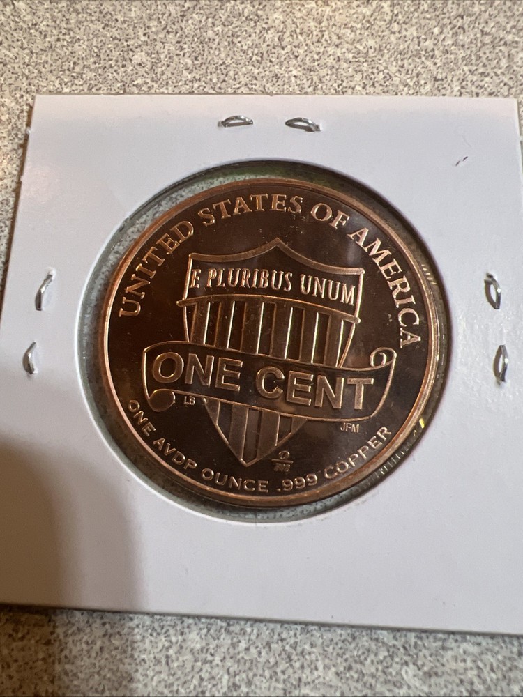 2017 P Lincoln 1 Oz AVDP Copper