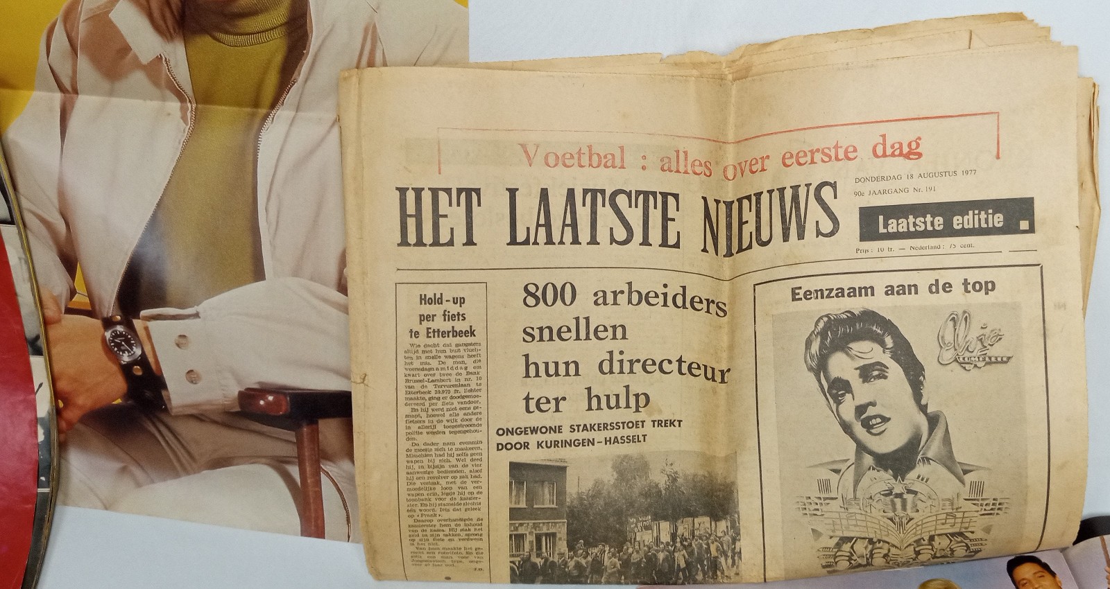 1977-1987 Elvis Presley French German Dutch vintage Magazines & Posters lot