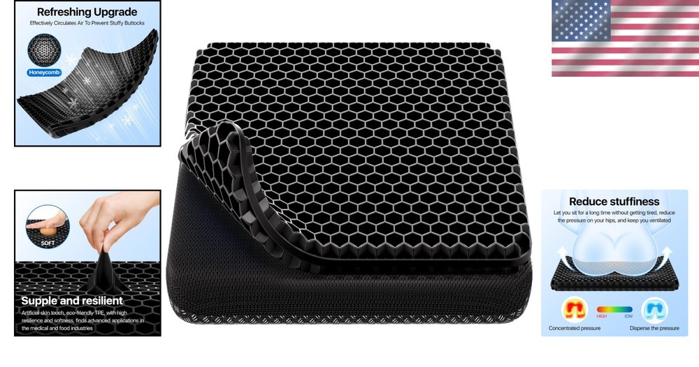 Thick Gel Cushion - Comfortable Heat Dissipation