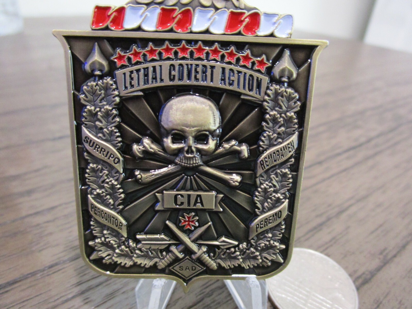 Central Intelligence Agency HUMINT Clandestine Paramilitary CIA Challenge Coin