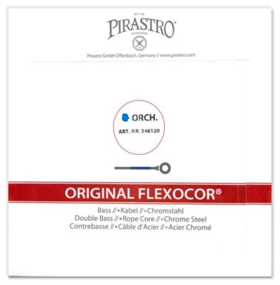 Pirastro Original Flexocor Bass G Strings 3/4 Chrome Wound