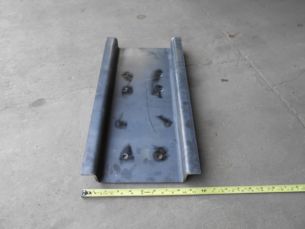 EXCO CNC TOP HAT PUMP SKID COUPLING GUARD 40" X 10" MOUNTING