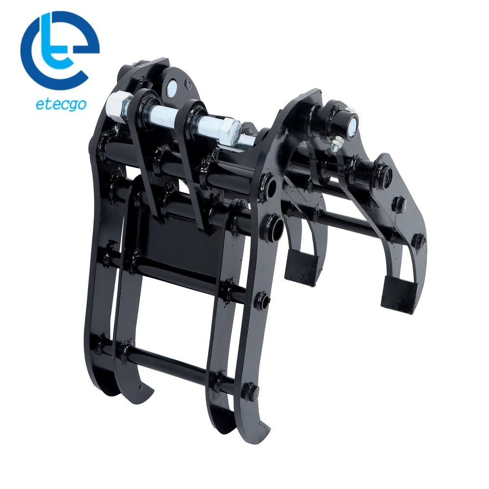 Wide Opening Excavator Grapple for Compact Diggers -Quick Attach