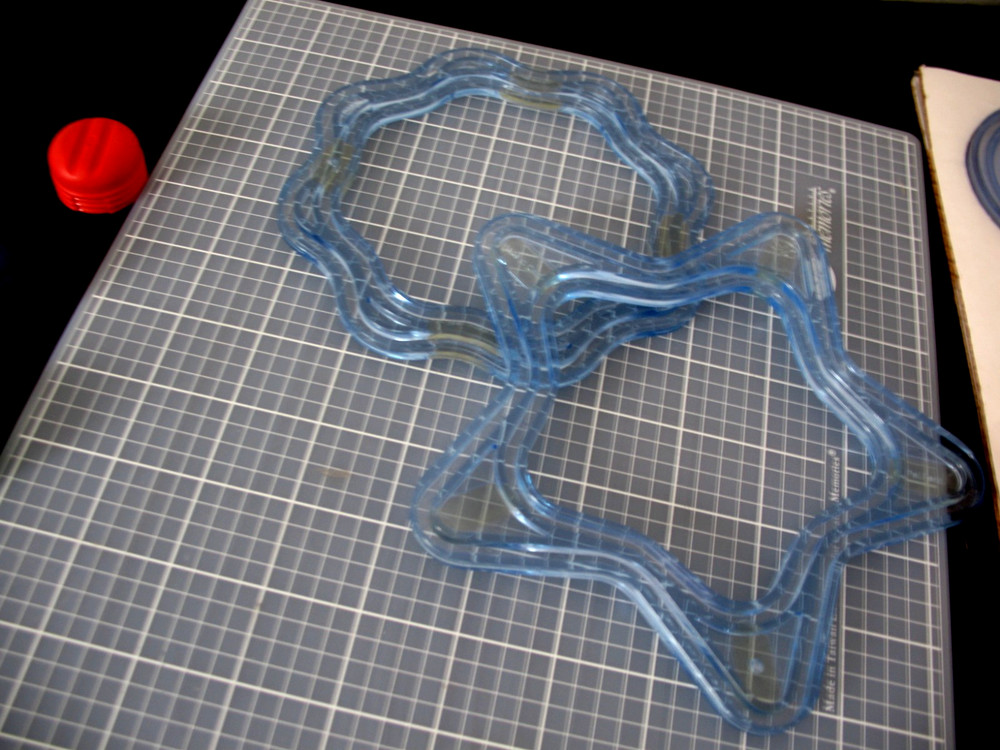 Creative Memories CustomCutting, mat blades, Ovals, Circles, Celestial Patterns.