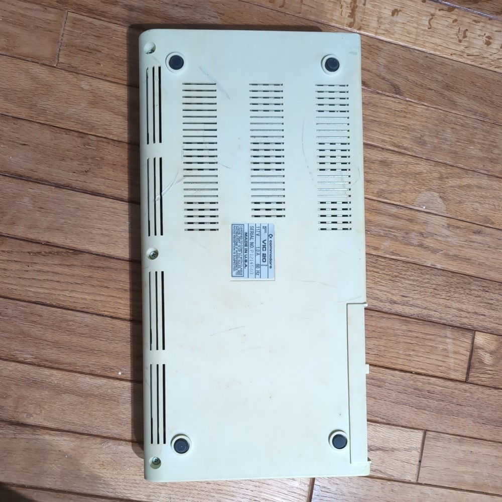 Commodore VIC 20 No Cables/Untested, C2N Cassette Player & Cassette 6 Pack Games