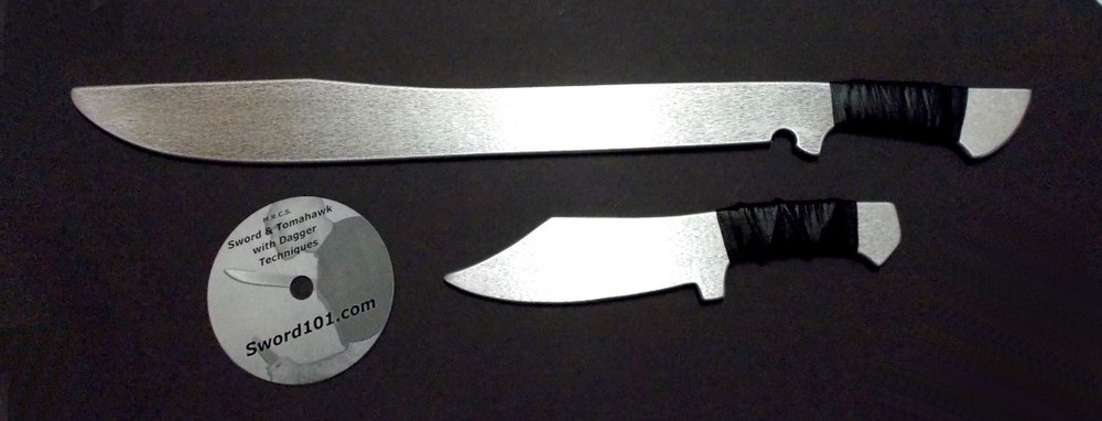 Training Sword Practice Aluminum Commando Tactical Knife Instruction DVD