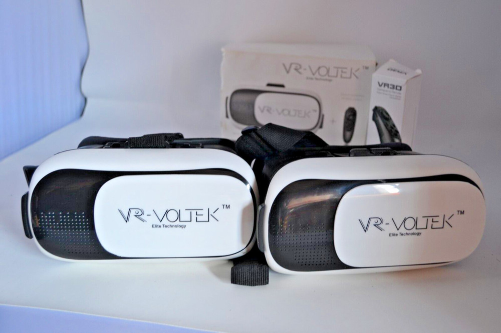 VR-Voltek Elite Technology Goggles Glasses Headset w/ Wireless Joystick VR Gear