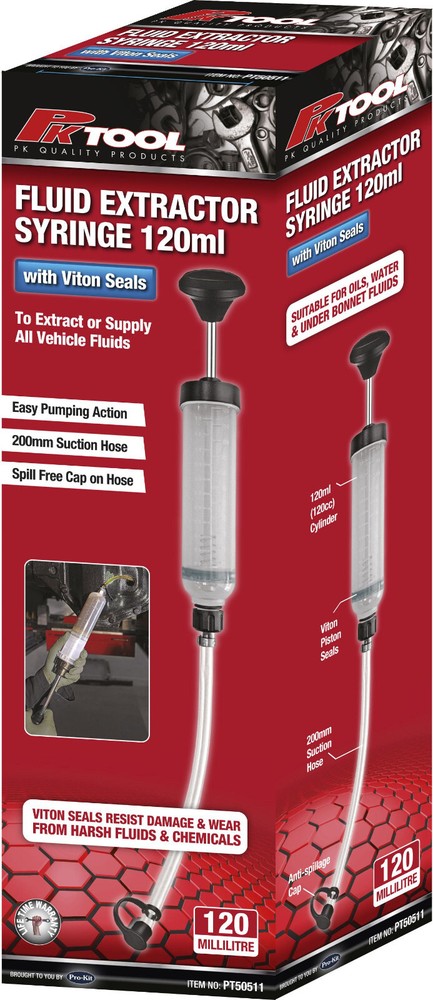 PT50511 - PkTool -  120mL FLUID EXTRACTOR SYRINGE
