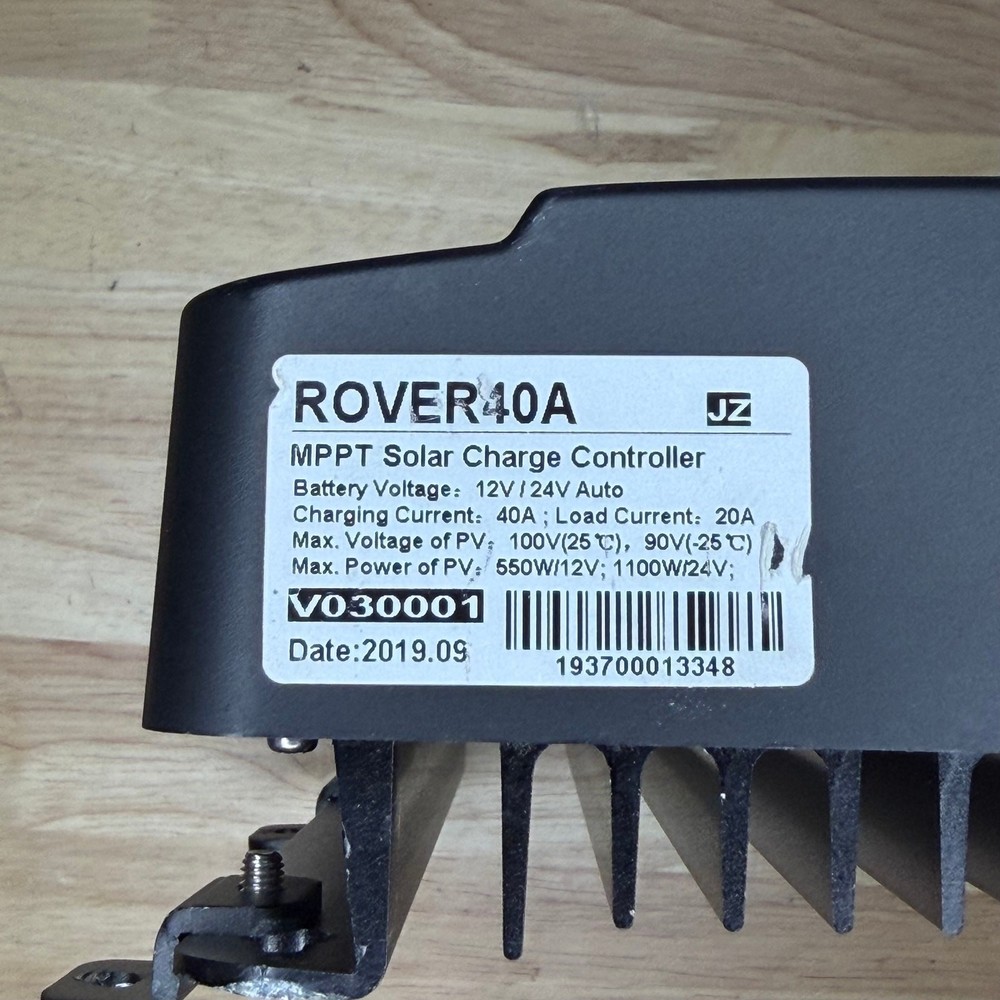 Renogy Rover Li 40A MPPT Solar Charge Controller with Bluetooth Module