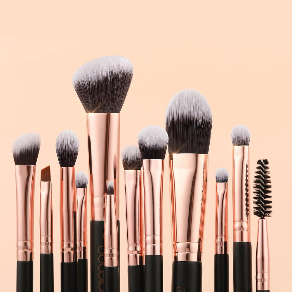 Makeup Brushes 6Pieces Double Sided Makeup Brushes Set Professional Foundation E