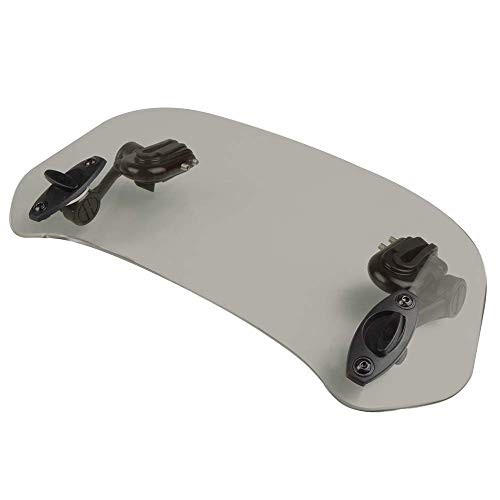 Motorcycle Adjustable Windshield Extension Universal Clip-on 368mm brown