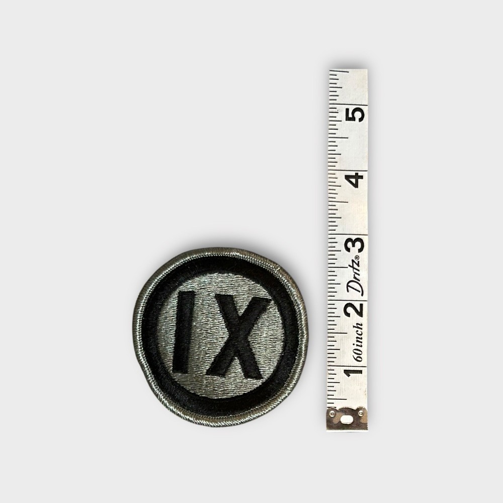 NEW US Army 9th Regional Support patch subdued