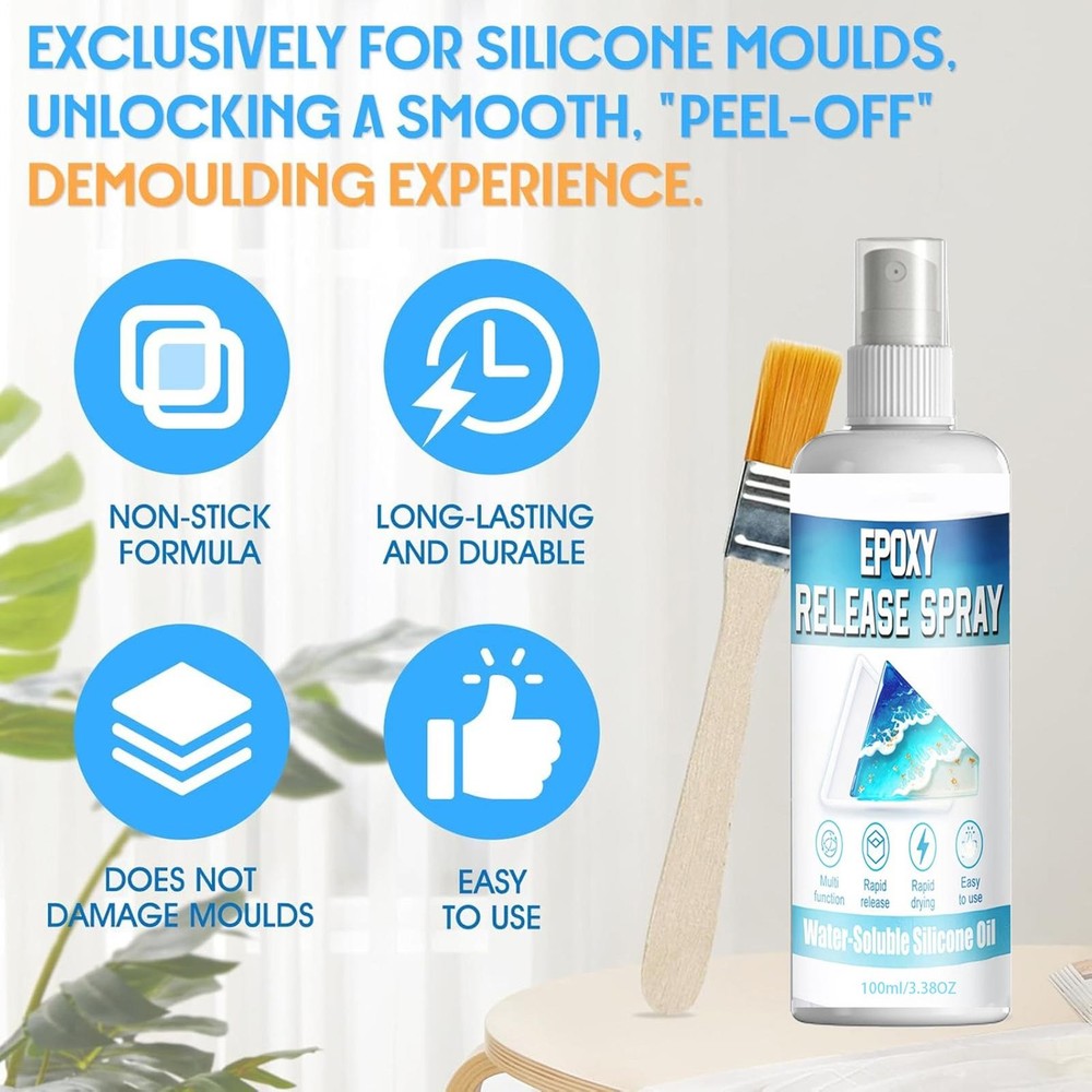 100ml Mold Release Spray Fast-Drying Lubricant Agent Epoxy Release Agent