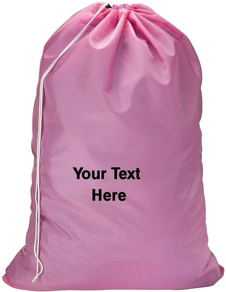 Gilbin Personalized Nylon Laundry Bag - Locking Drawstring Closure