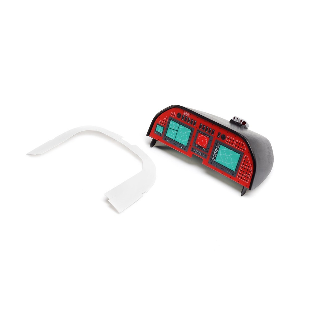 E-flite NSTRUMENT PANEL WITH PLASTIC COVER DRACO 2m EFL12583 Replacement