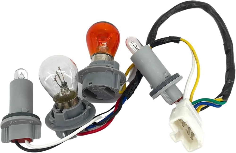 Tail Light Lamp Wiring Harness Socket Holder Bulbs Compatible