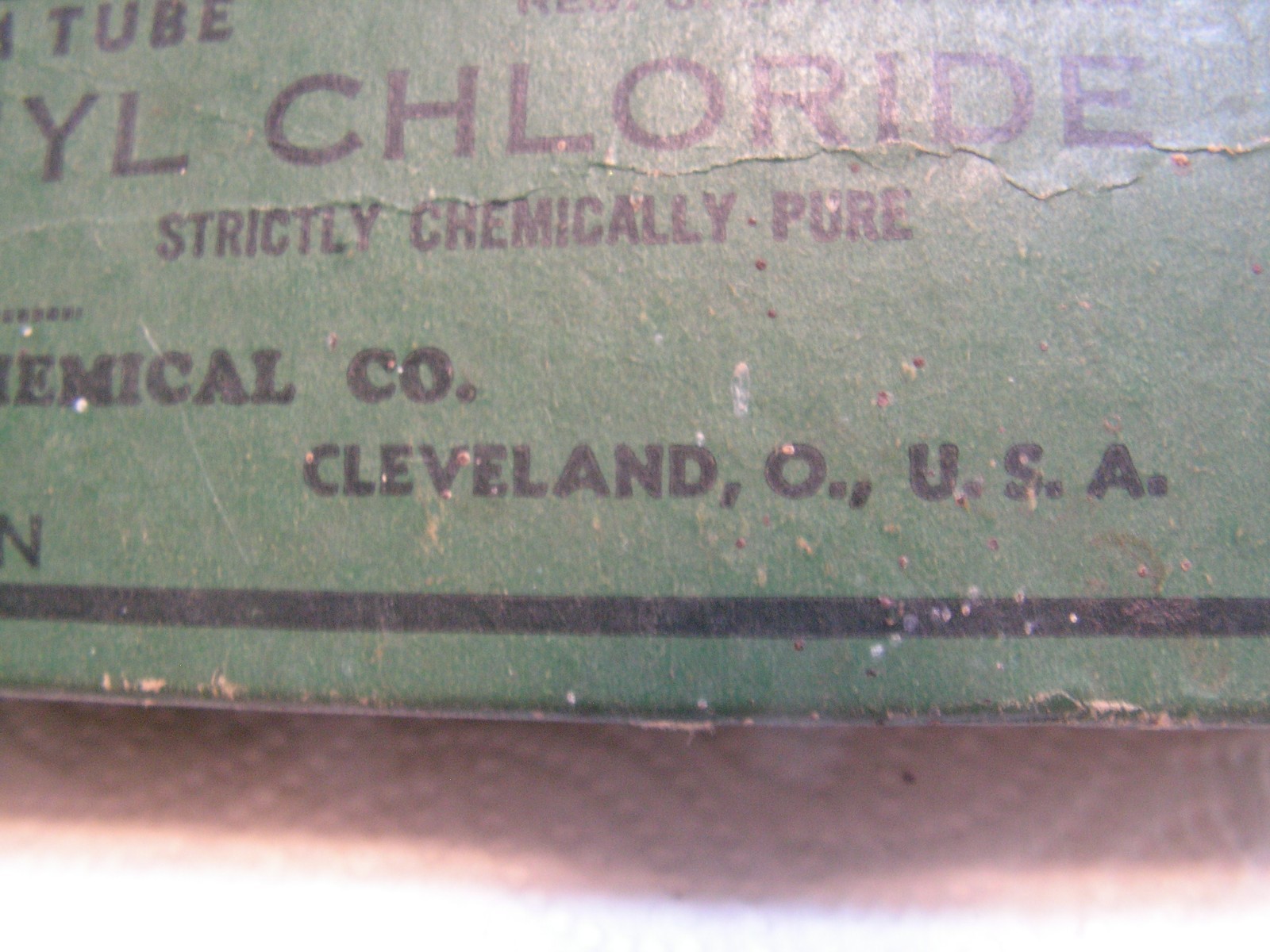 Vintage Gebauer's Ethyl Chloride 100g Tube In Box. TUBE VERY GOOD BOX WORN!