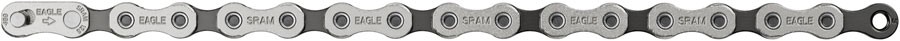 SRAM Eagle S200 A1 12-Speed E-Bike Chain with Solid Pin & PowerLock, Black