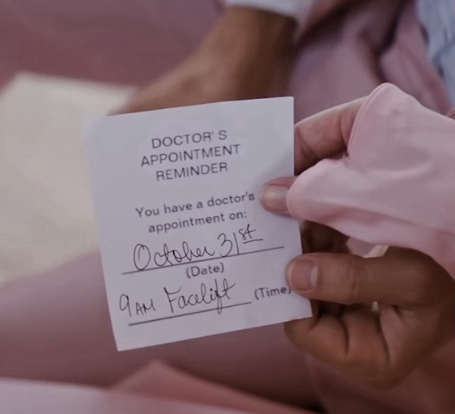 Sheet of Mrs. Potato Head’s Doctor Appointment reminder MELANIE MARTINEZ MV