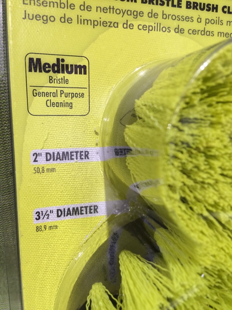 RYOBI Medium Bristle Brush Cleaning Accessory Kit (2-Piece)