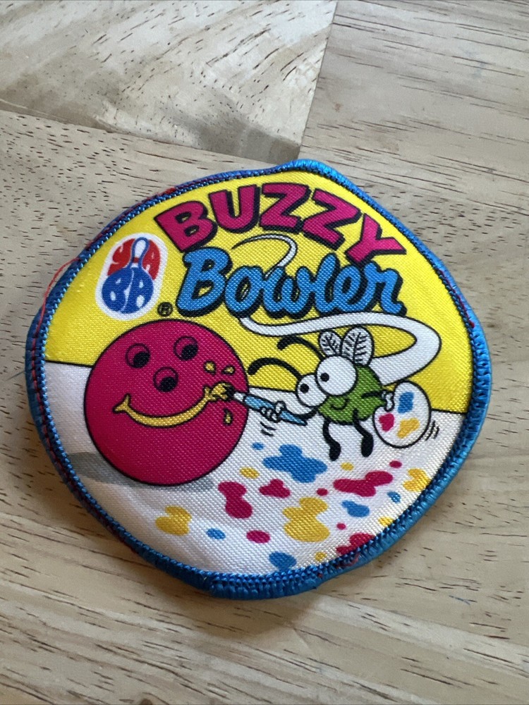 Vintage YABA Buzzy Bowler Bowling Patch Game Patch From 1990s