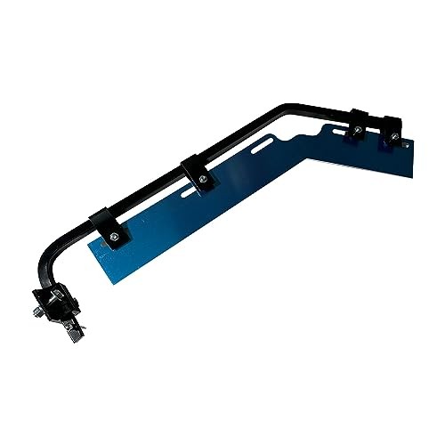 Pair Angle Down Bar Mud Flap Hangers Bracket 28" with Mounting Kit for Angled