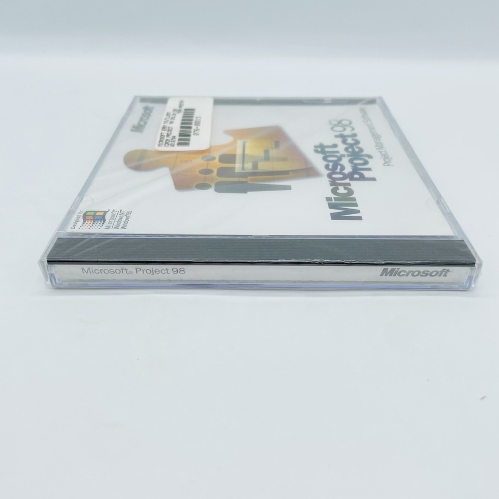 Microsoft Project 98 Project Management Software w/ Key NEW SEALED, Fast Ship