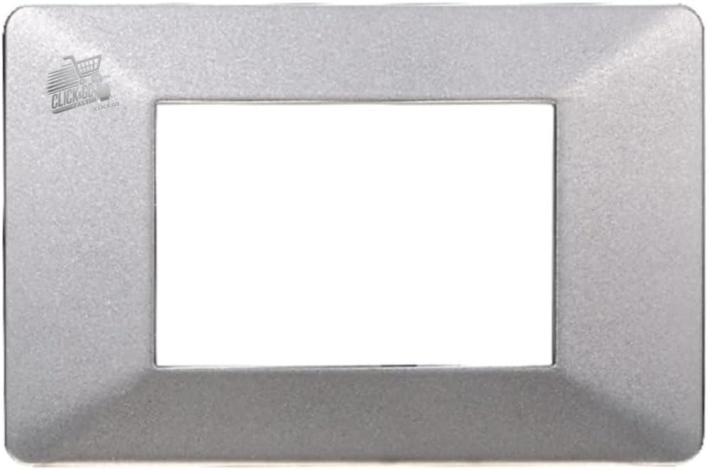 10 Plates 3 Modules Compatible Vimar Plana Polished Chrome Stand Switches M