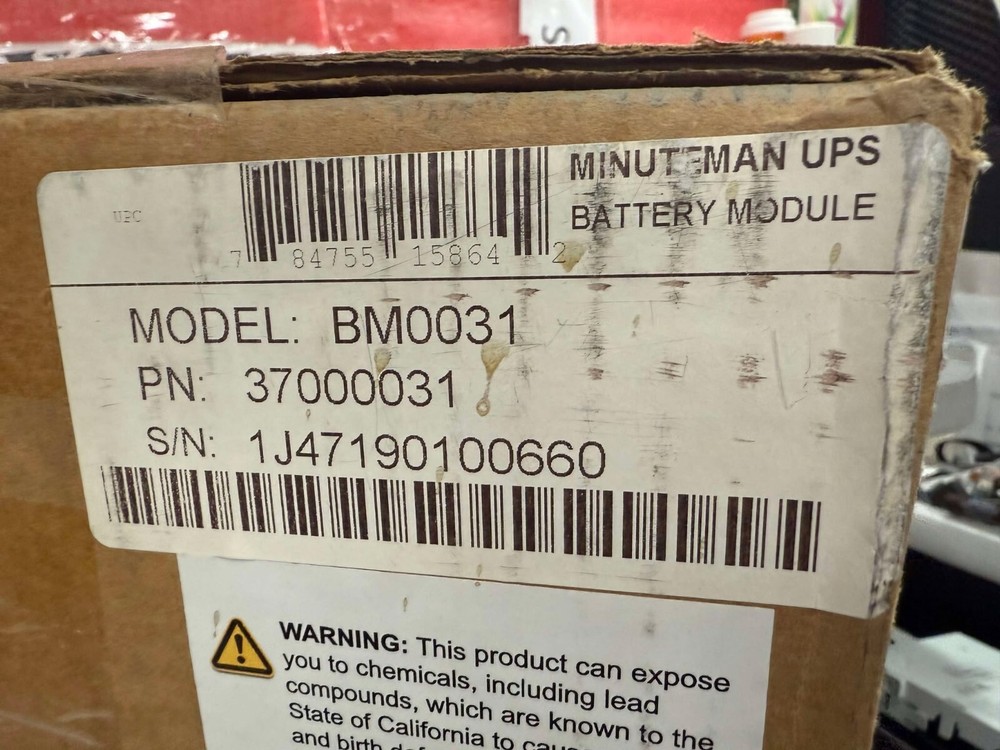 MINUTEMAN UPS 37000031 BATTERY MODULE BM0031
