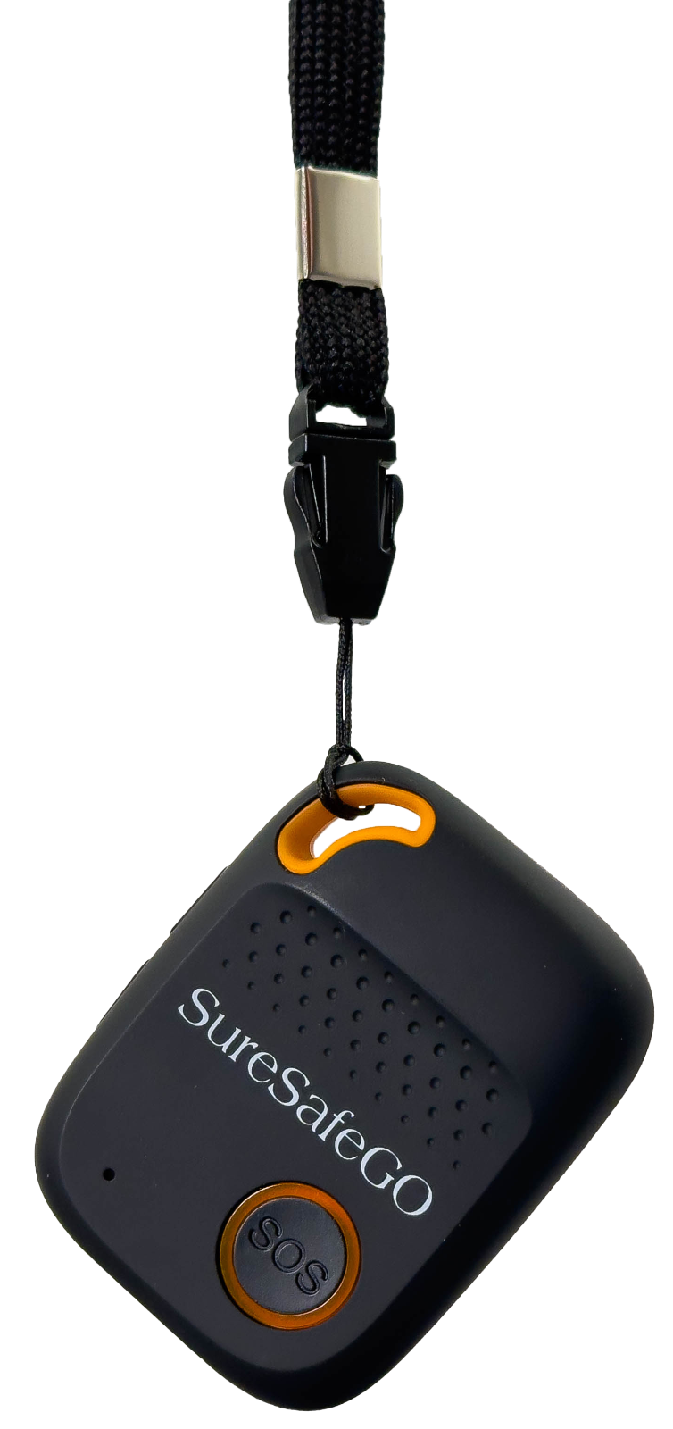 SureSafeGO Medical Alert System That Calls Family & Friends (Black)