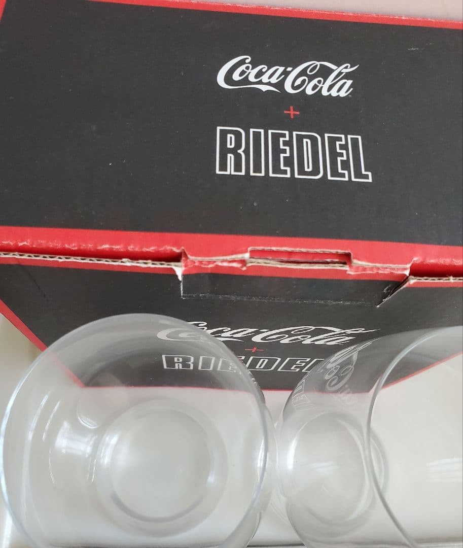 Riedel x Coca-Cola Collaboration Crystal Glass Set of 2 Lead-Free w/Box Germany