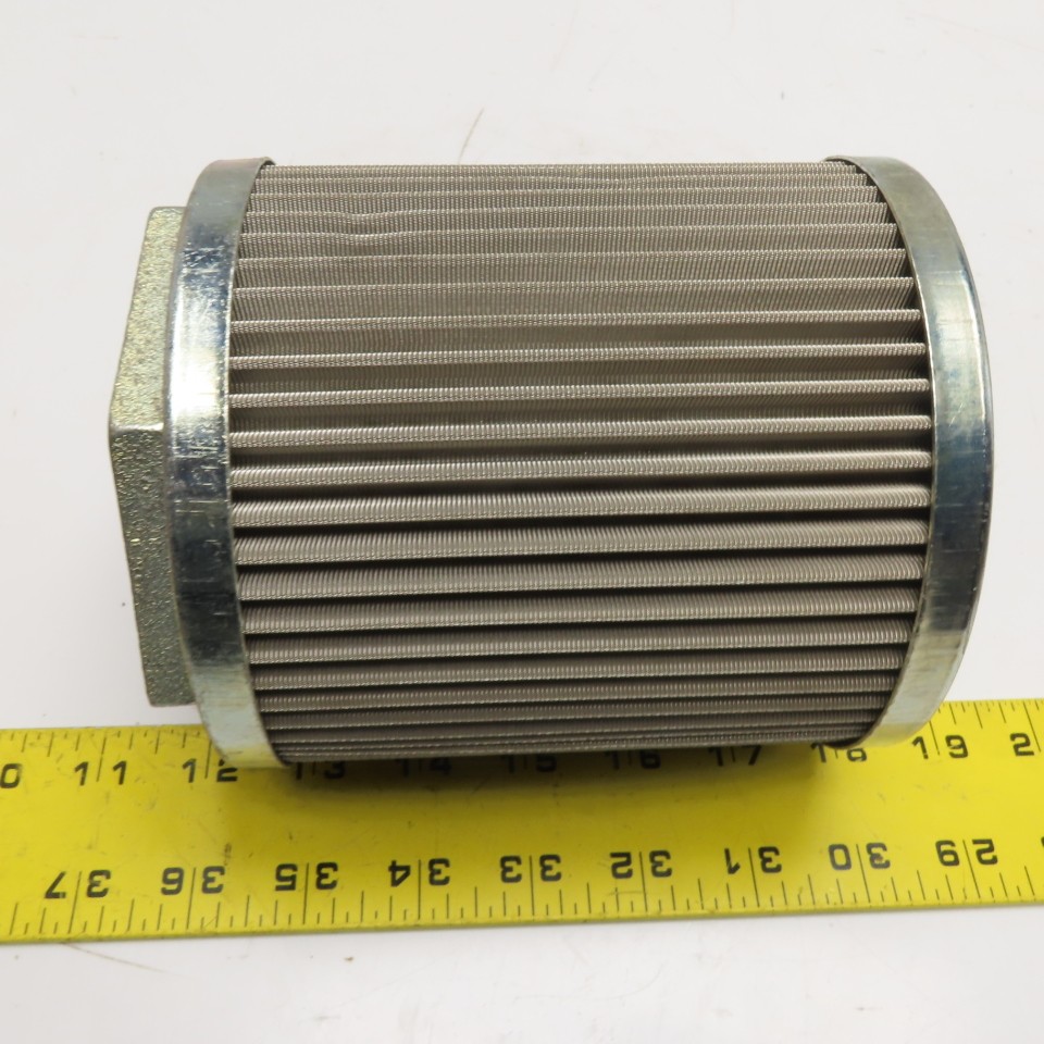 Filter-Mart 33-2311 Hydraulic Filter Element 3" x 2-1/2" Threaded Stainless Mesh