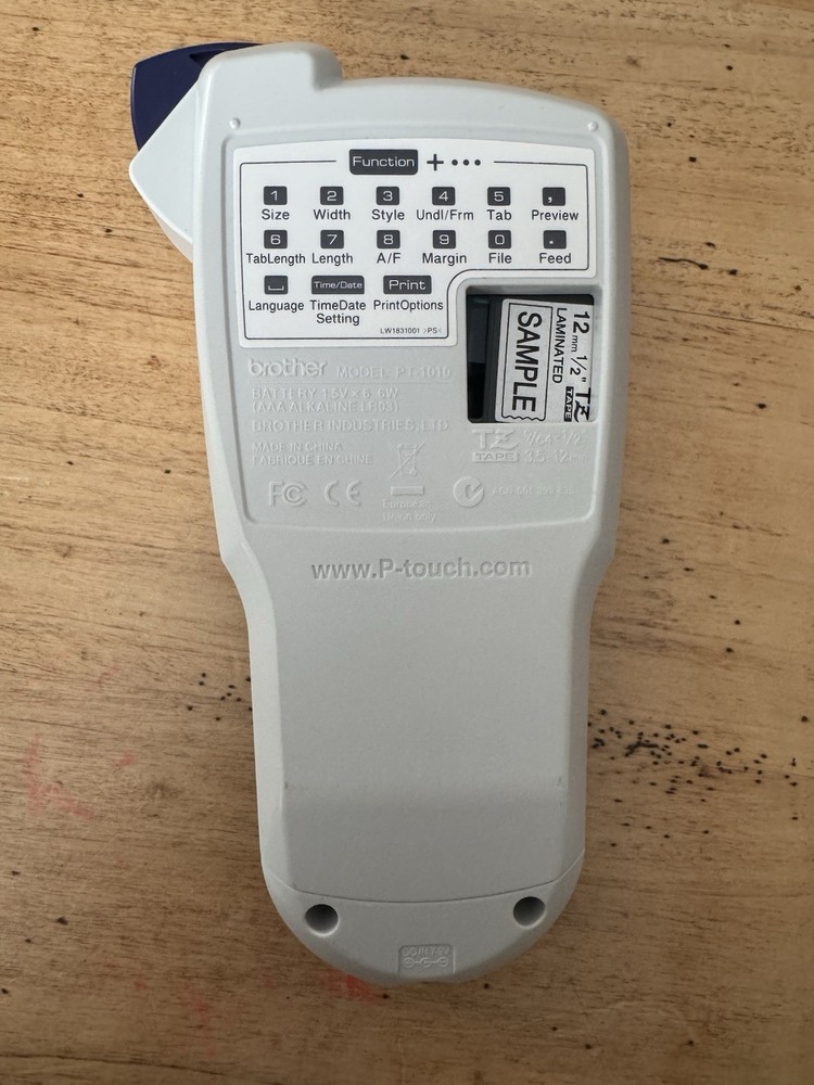 Brother Pt1010r Portable Labeler Home Office