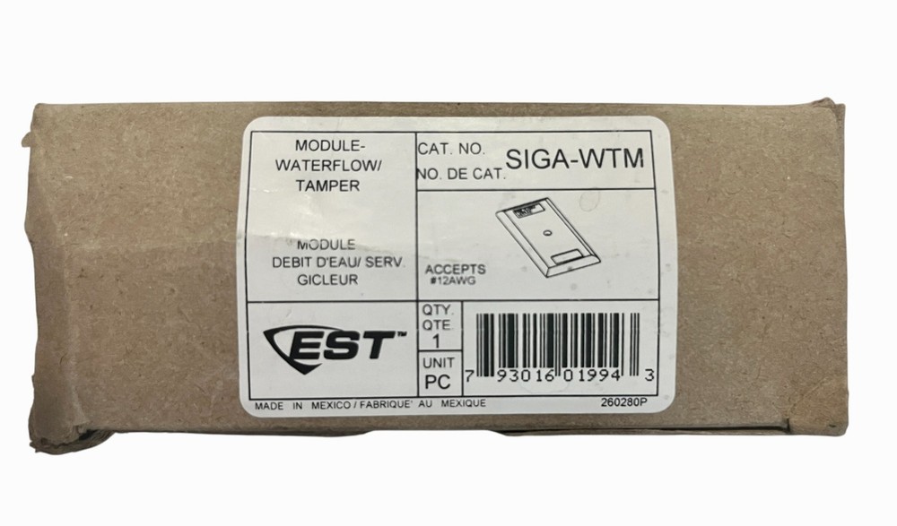 EST Edwards SIGA-WTM Combination Waterflow/Tamper Module