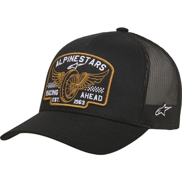 Alpinestars Heritage Patch Snapback Trucker Hat | Black