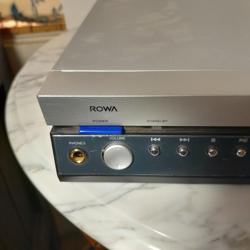 DVD PLAYER ROWA E219824 Tested For parts only includes Remote