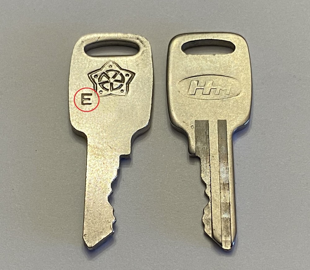 Honda Motorcycle OEM Factory Pre-Cut Key E code series