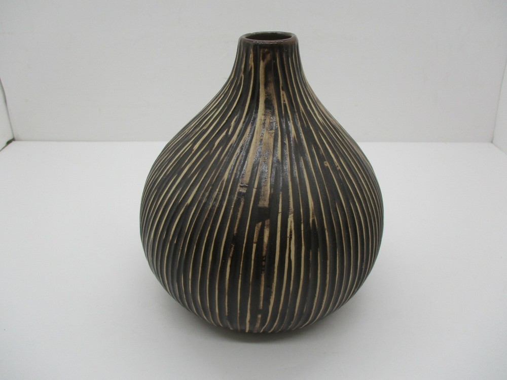 Modern Black and Brown Vase