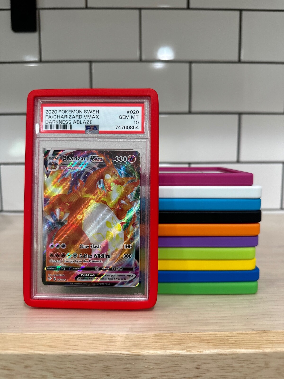 PSA Graded Card Slab Silicone Bumper Guard Protector Skin | 11 Colors | Pokemon